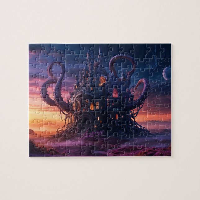 Cosmic Castle aus Eons langer Vergangenheit Puzzle (Horizontal)