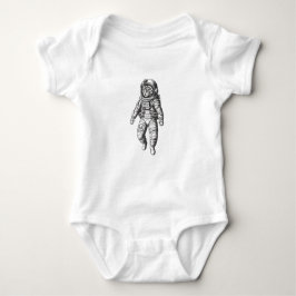 Cosmic Cat Astronaut Baby Clothes Strampler