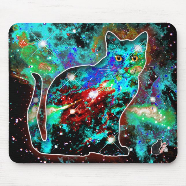 Cosmic Cat Lambda Mousepad (Vorne)