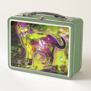 Cosmic Cat Sigma Metal Lunchbox