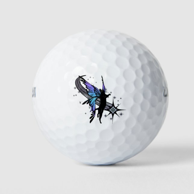 Cosmic Cat Star Golfball (Vorderseite)