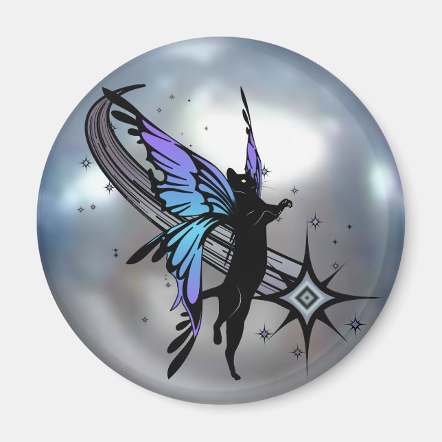Cosmic Cat Star Magnet (Vorne)