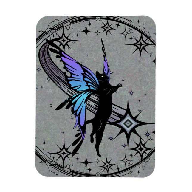 Cosmic Cat Star Magnet (Vertikal)