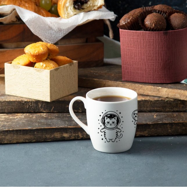 Cosmic Cat Tasse - Space Kitty Vibes (Von Creator hochgeladen)