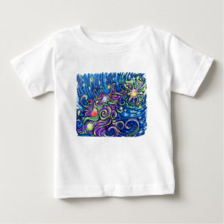 Cosmic Christmas Tree Baby T-shirt