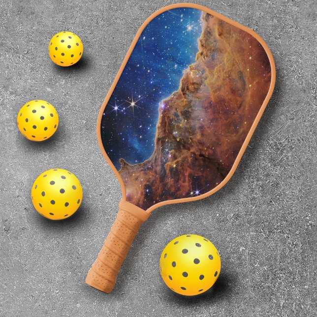Cosmic Cliffs Carina Nebula James Webb Telescope Pickleball Schläger (Von Creator hochgeladen)