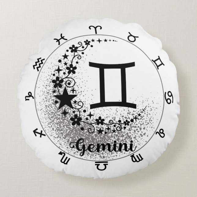 Cosmic Comfort Cushion: Genießen Sie Ihren inneren Rundes Kissen (Vorderseite)