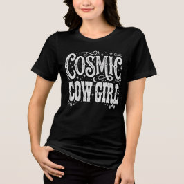 Cosmic Cowgirl-Shirt Southern Vibes Western-Tee  Tri-Blend Shirt