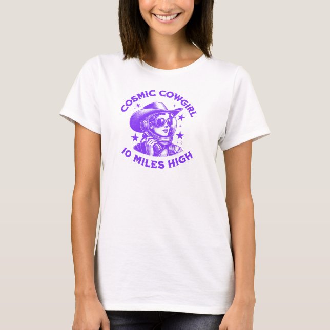 Cosmic Cowgirl T-Shirt (Vorderseite)
