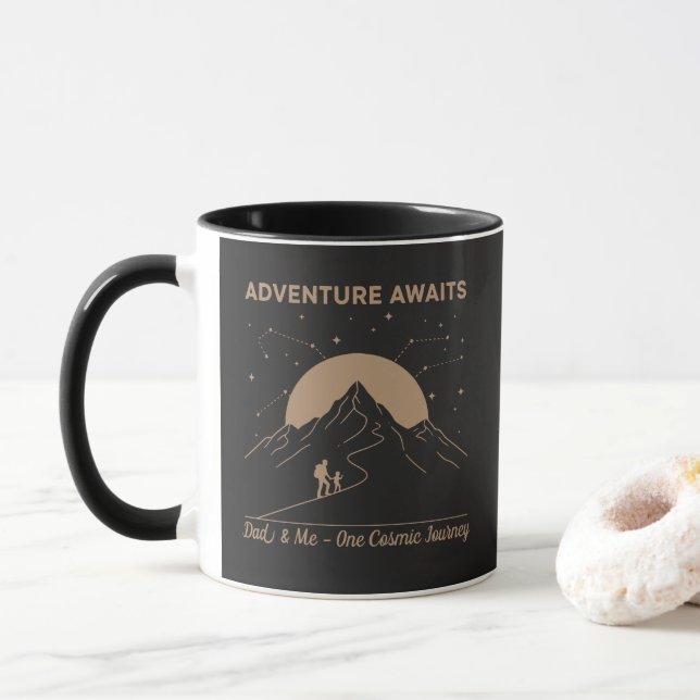 Cosmic Dad & Me Adventure Tasse (Mit Donut)