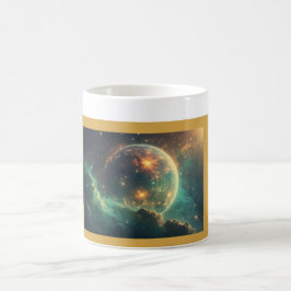 Cosmic Dawn Nebula Design Kaffeetasse