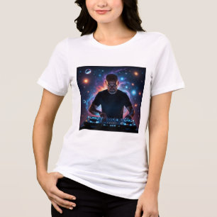 Cosmic DJ: Die Musik des Universums mischen” Tri-Blend Shirt