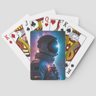 Cosmic Double Exposure Space Infinity Universe Art Spielkarten