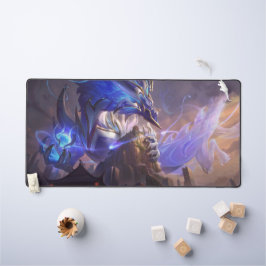 Cosmic Dragon Gaming Desk Mat | Personalisierbar Schreibtischunterlage