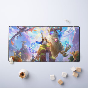 Cosmic Dragon Gaming Desk Mat   Personalisierbar Schreibtischunterlage