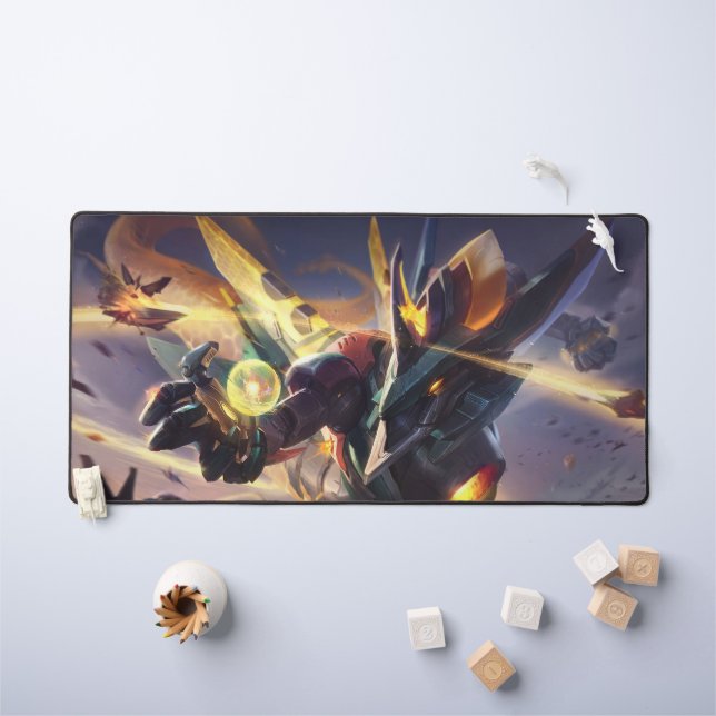 Cosmic Dragon Gaming Desk Mat | Personalisierbar Schreibtischunterlage (Kindertisch)