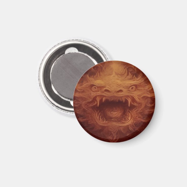 Cosmic Dragon Magnet (Vorderseite/Rückseite)