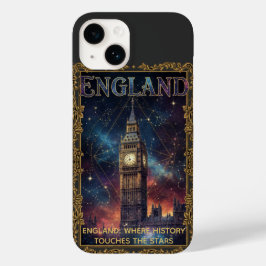 Cosmic England Big Ben Celestial Art Case-Mate iPhone 14 Hülle