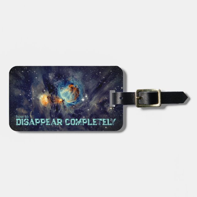 Cosmic Escape Luggage Tag Gepäckanhänger (Vorderseite horizontal)