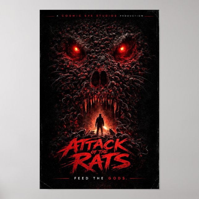 Cosmic Eye – Horrorposter Skull Swarm Poster (Vorne)