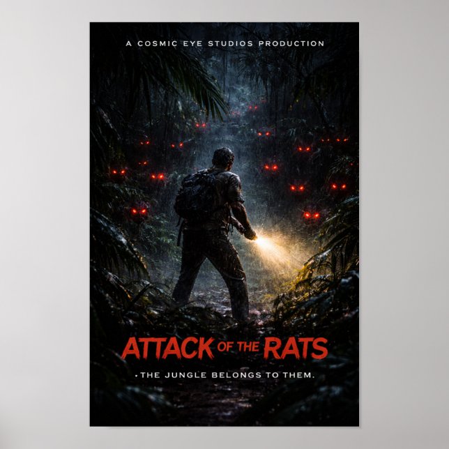 Cosmic Eye – Jungle Survival Horror Poster (Vorne)