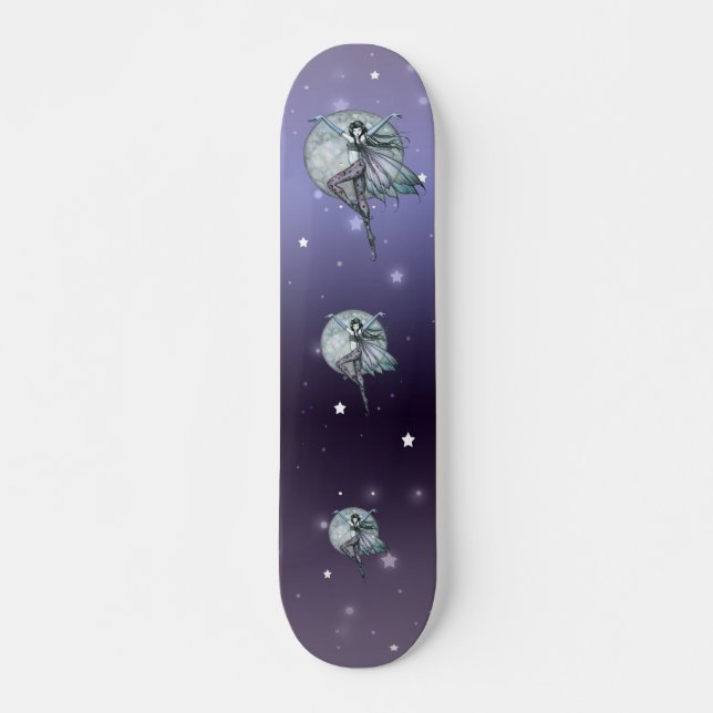 Cosmic Fairy Skateboard von Molly Harrison (Vorne)