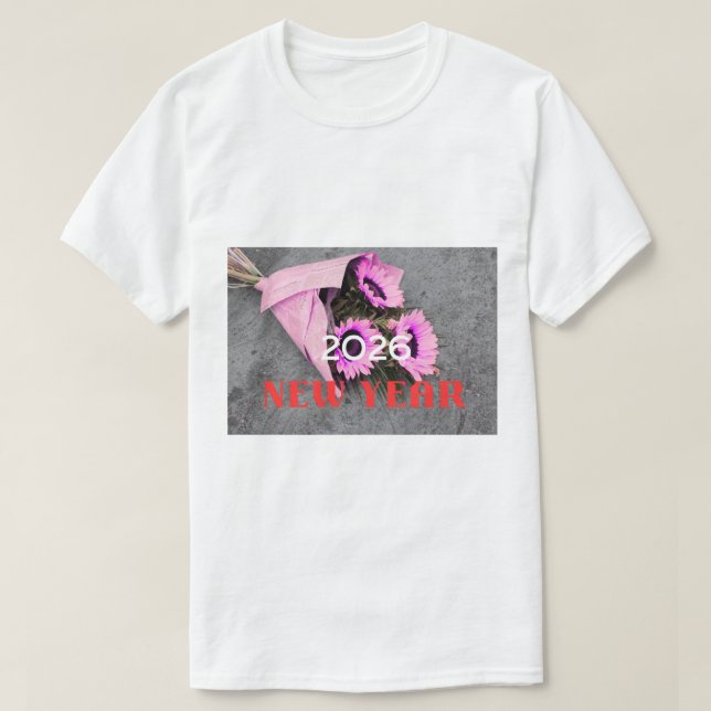 Cosmic Flower Galaxy Nature  T-Shirt (Design vorne)