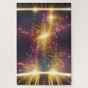 Cosmic Future Light Speed Galaxy Star Dimensions Puzzle