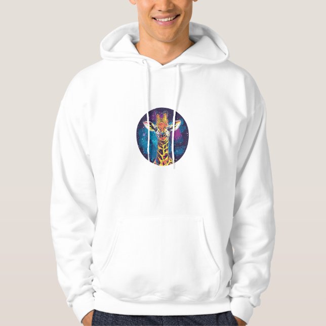 Cosmic Giraffe Universe Adventure Hoodie (Vorderseite)