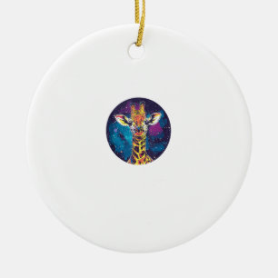 Cosmic Giraffe Universe Adventure Keramik Ornament