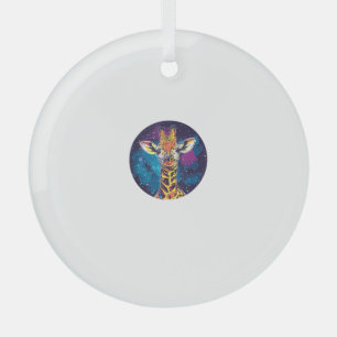 Cosmic Giraffe Universe Adventure Ornament Aus Glas