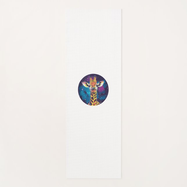 Cosmic Giraffe Universe Adventure Yogamatte (Vorderseite)