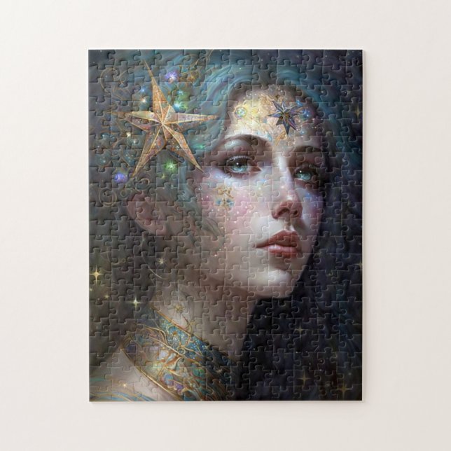 Cosmic Goddess Fantasy Art Jigsaw Puzzle (Vertikal)