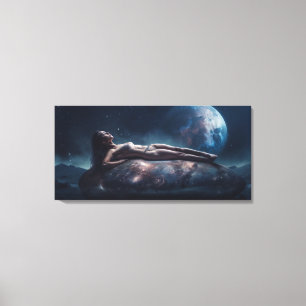 Cosmic Godess-Leinwand Leinwanddruck