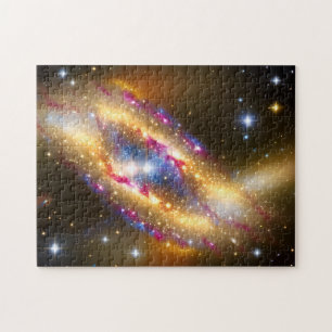 Cosmic gold rosa Stern platzen Raum Galaxie Skysca Puzzle