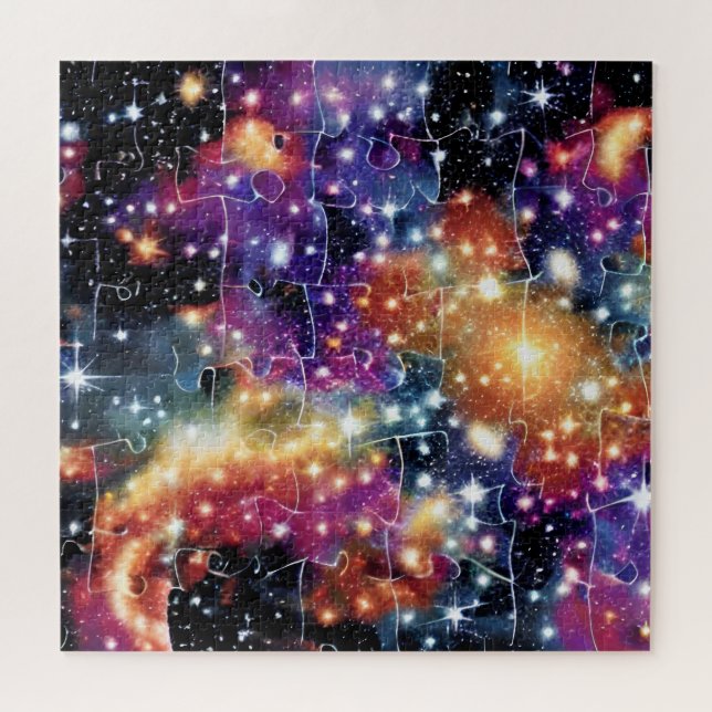 Cosmic Golden Augmented Reality Interstellare Erei Puzzle (Horizontal)