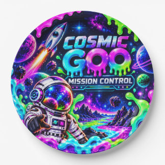 Cosmic Goo Missionskontrolle  Pappteller