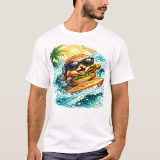 Cosmic Island Burger T-Shirt | Lustiges Weltraum-E