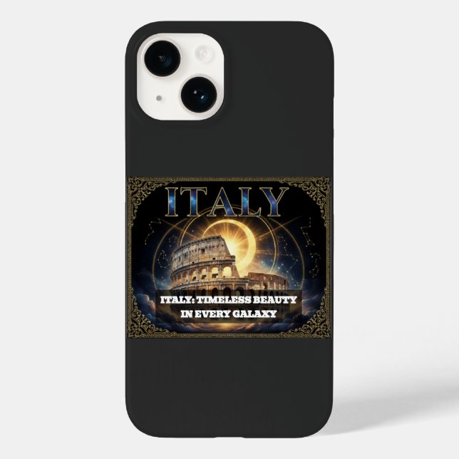 Cosmic Italy Roman Colosseum Celestial Art Case-Mate iPhone Hülle (Rückseite)