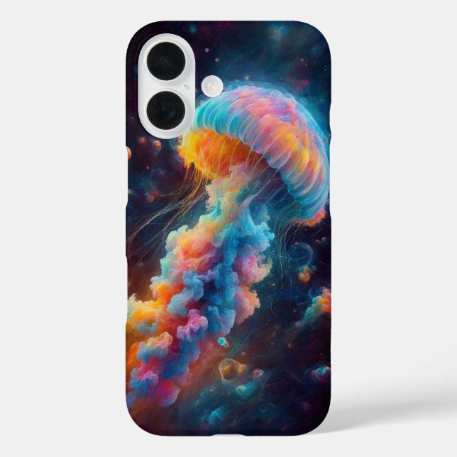 Cosmic Jellyfish Artwork Case-Mate iPhone Hülle (Rückseite)