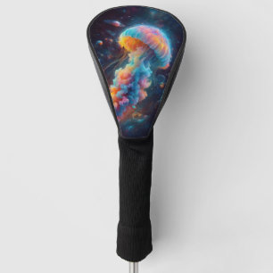 Cosmic Jellyfish Artwork Golf Headcover