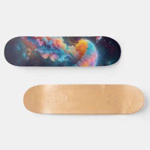 Cosmic Jellyfish Artwork Skateboard