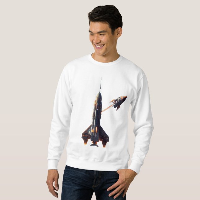 "Cosmic Liftoff: T-Shirts zur Raumfahrt" (Vorne ganz)