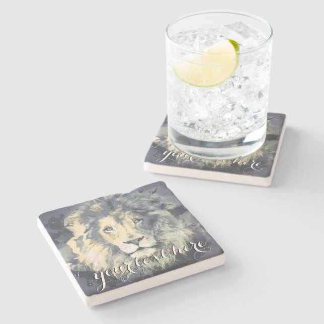 COSMIC LIKING | Custom Stone Untersetzer (Seitenansicht)