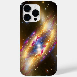 Cosmic Lila Blue Star explodiert die Nachtgalaktik Case-Mate iPhone 14 Pro Max Hülle