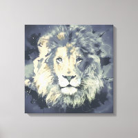 COSMIC LION KING CANVAS DRUCKEN