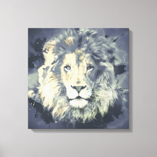 COSMIC LION KING CANVAS DRUCKEN LEINWANDDRUCK