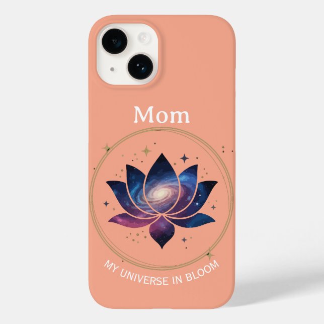 Cosmic Lotus Flower Mom Bloom Case-Mate iPhone Hülle (Rückseite)