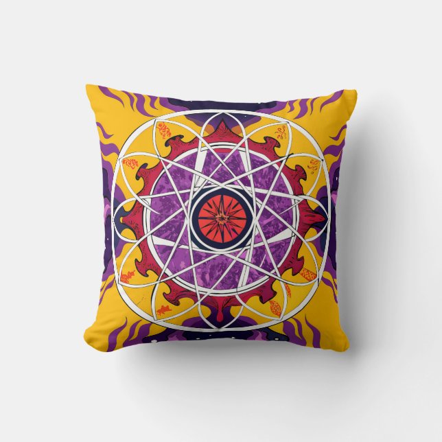Cosmic Mandala Kissen (Vorderseite)