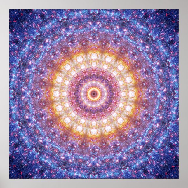 Cosmic Mandala Poster - Medical Poster (Vorne)